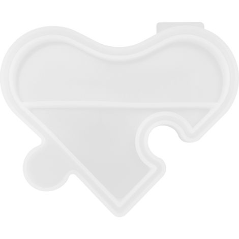 DIY Silicone Mold Love Heart Platter Storage Box Mirror Manual Setting Jewelry Box for Storage Jewelry Gift (1/5)