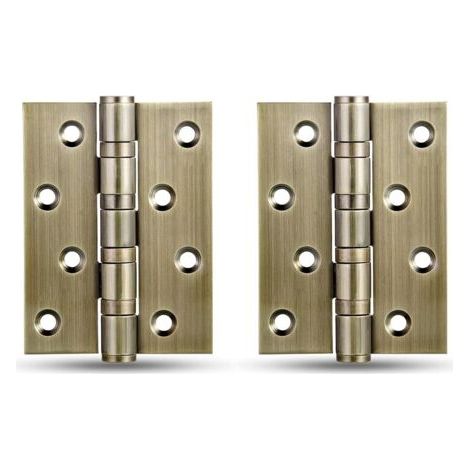 Pair 4 pièces porte d'armoire à charnière fenêtre à charnière vis à charnière connecteur en acier inoxydable (1/5)