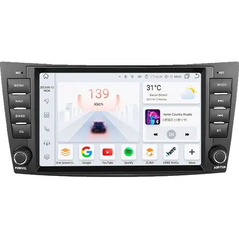 Autoradio, compatibilità doppio schermo, sistema di navigazione, compatibile con Benz Classe E/G/CLK/CLS W211 W463 W209 W219 GPS, S8 AHDC2 (1/2)