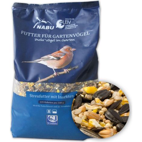 Streufutter mit Insekten 1 kg Vogelfutter (1/2)