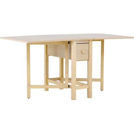 Table de repas rabatable 150 x 80 cm Edward (1/4)