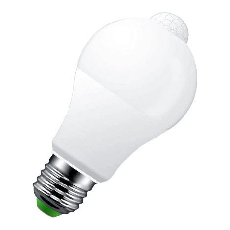 Lampada A Led E27 Con Sensore Movimento Infrarossi 7W 560 Lumen A60 6500K (1/5)