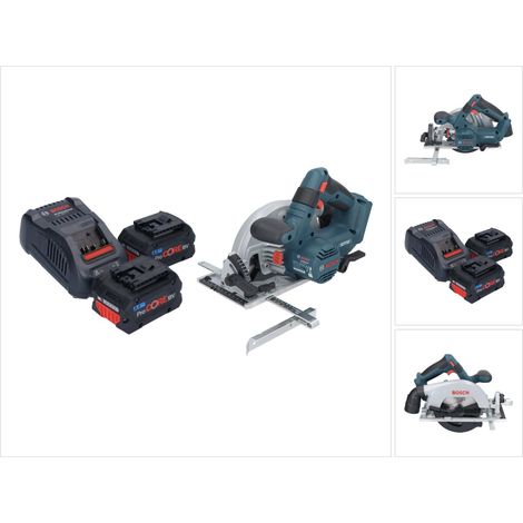 Bosch GKS 18V-57-2 Professional Scie circulaire portative sans fil 18 V 165 mm Brushless + 2x ProCORE Batterie 8,0 Ah + chargeur (1/5)