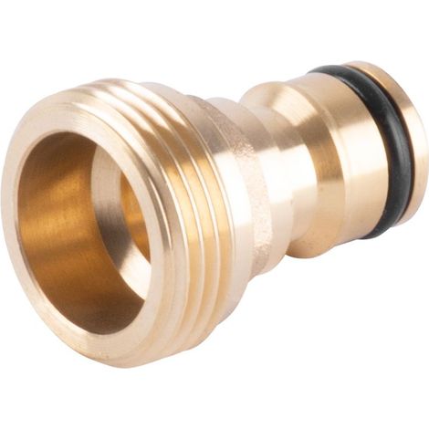 Adapter Strend Pro, Messing, G3/4", Außengewinde, für Gartenschlauch