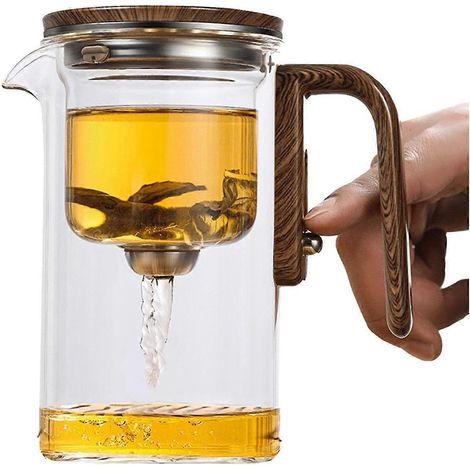 Théière magique 600 ml avec séparateur d'eau et infuseur intégré. (1/4)