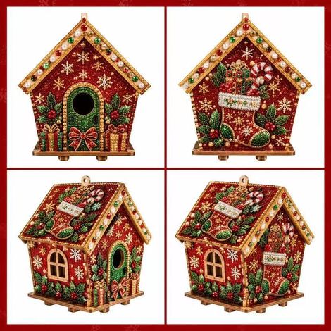New Plymagic DIY Pearl Art Christmas Collection Christmas Set - Christmas Stocking - DIY Pearl Art -