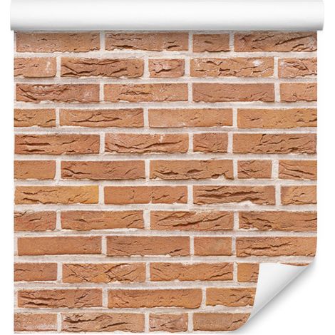 Carta da parati effetto muro di mattoni per soggiorno e camera da letto, 50x1000 cm (1/5)
