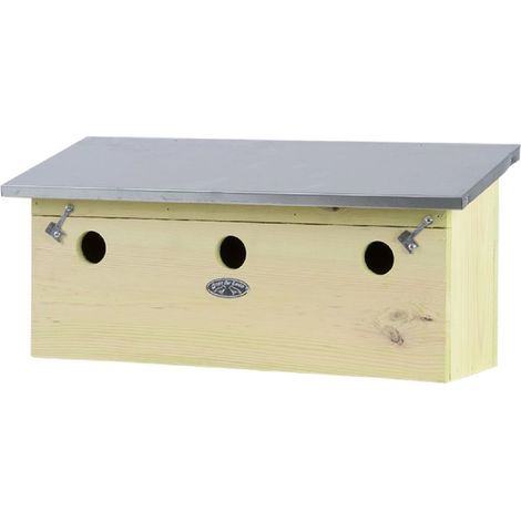 Nichoir à moineaux horizontal – Design horizontal pour nidification – Matériaux durables – Trou d'envol 31 mm – Outils Et Nature