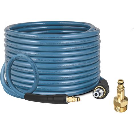 6M Tuyau de Rechange Super Flexible Nettoyeur Haute Pression Pour Karcher K Series K2 K3 K4 K5 K6 K7 220Bar Avec Filetage M22 De 14 mm Vers Adaptateur Rapide,Haute Pression Accessoires