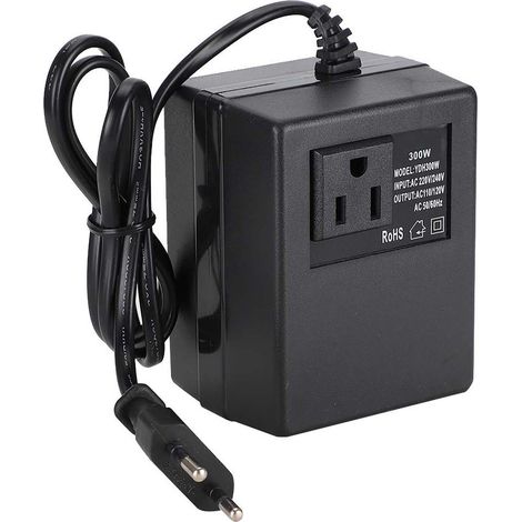 300-W-Leistungstransformator-Spannungswandler AC 220 V auf 110 V EU-Steckeradapter (1/5)