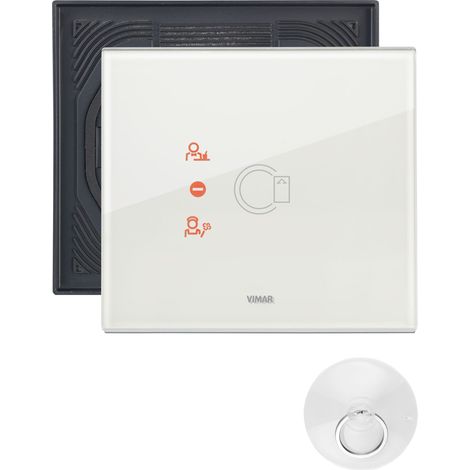 VIMAR - 0K21666.70.02 Placa de diamante blanca transparente 3M IP55
