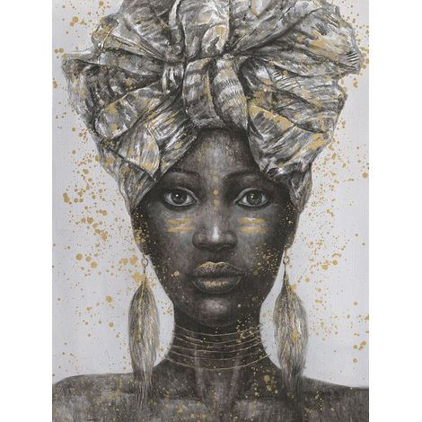 Cuadro Mujer Africana Frente
90x120x3 cm (1/4)
