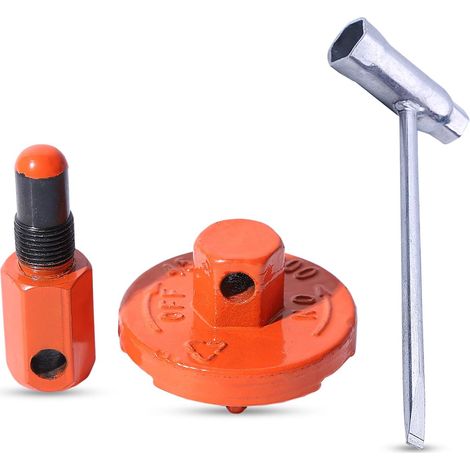 Piston Stop Clutch Dismount Tool for Husqvarna Rancher 340 345 346 350 351 353 445 450 455 460 502 54 2 Cycle Chainsaw with 13 by 19 mm Chainsaw Wrench (1/5)