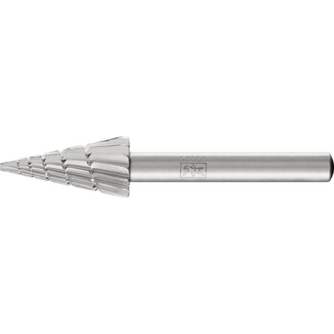 PFERD TOOLS HSS Frässtift Spitzkegelform G Ø 12x25 mm Schaft-Ø 6 mm Z 2 universal mittel Spanbrecher (1/4)