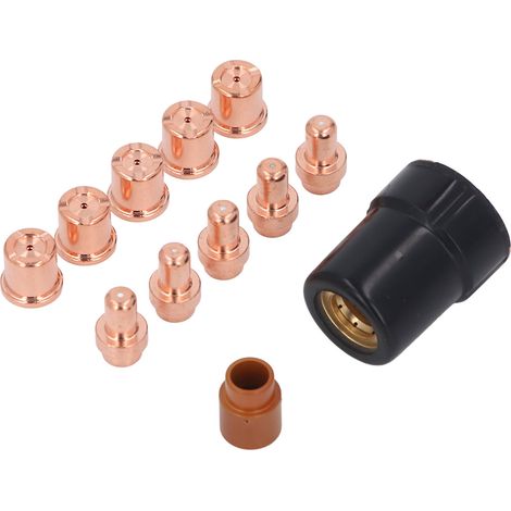 Set di 12 ugelli per elettrodi di taglio al plasma, kit di tazze, torcia e per CB50. (1/5)