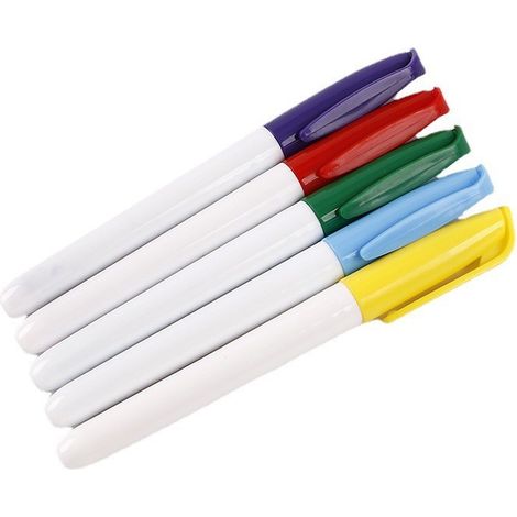 Marqueurs à base d'huile 12 couleurs, inaltérables et à séchage rapide. (1/5)