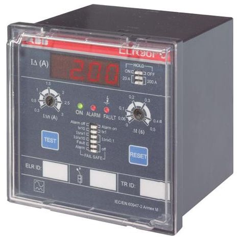Relais différentiel Encastre ELR96Pf+Filtre Hz-96X96mm 2CSG152435R1202 ABB T273442