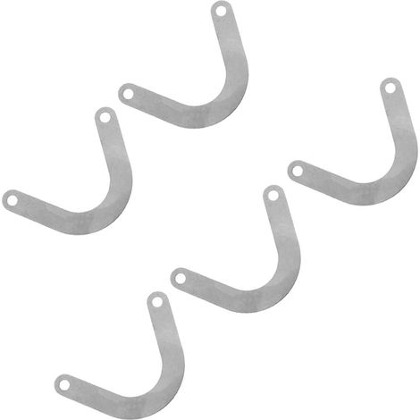 Lntyq 5 Pcs Plaque De Valve En Métal U Forme En Métal Compresseur D'air Accessoire Plaque De Valve 59mm Large Outil Électrique Pièces Accessoires