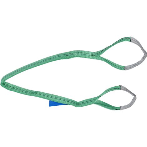 Élingue de levage plate 2T en polyester haute résistance, sangles de levage pour grue, accessoires de gréement, 4 mètres