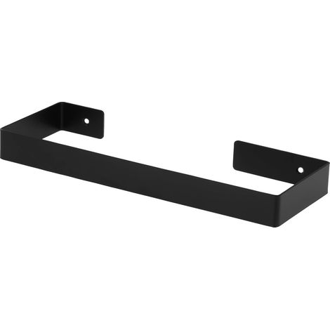 Portasciugamani da parete - 30 cm nero ADM N611 (1/5)
