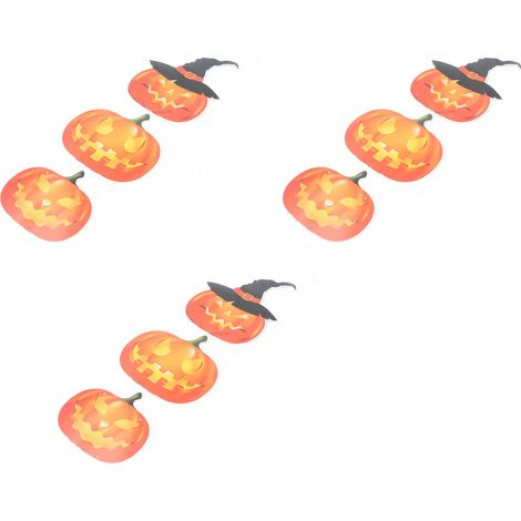 10er-Set Halloween-Kürbis-Türhänger – Innovative und lustige Halloween-Türdekoration für die Haustür – Halloween-Party (1/5)