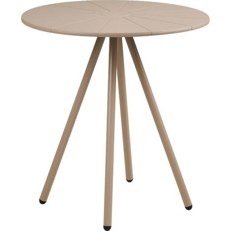 Berta Cafétisch Ø70cm taupe.