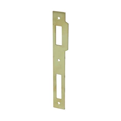 CONTROPIASTRA X SERRATURA PATENT 040P BONAITI - F.MM 22 B.QUADRO OTTONATO- 5 pezzi