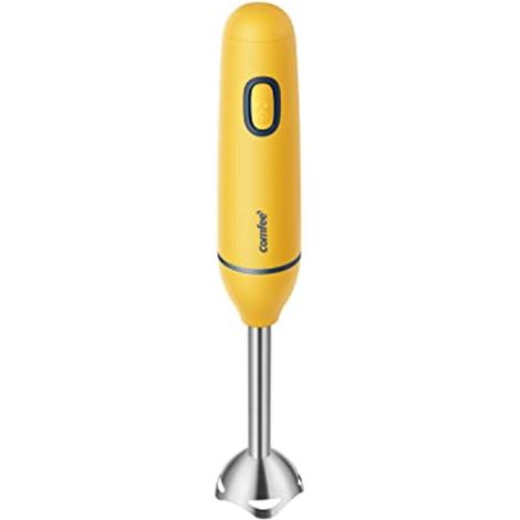 Comfeè MJ-BH30W103 frullatore 0,6 L Frullatore ad immersione 400 W Acciaio inox, Giallo (1/5)
