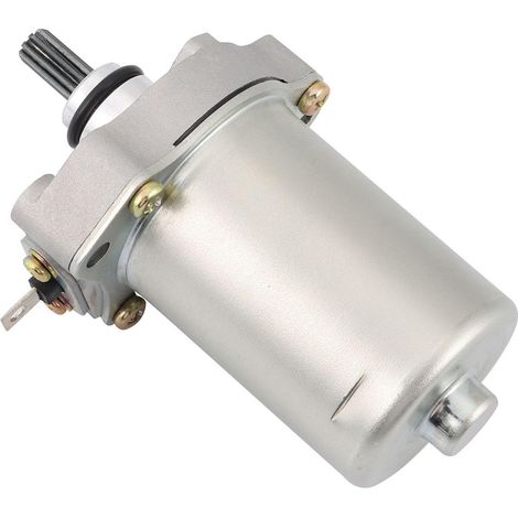 Applicable Moto DéMarreur éLectrique pour CRF110F 2011 2012 2013 2014 2015 2016-2020 Numéro De Pièce: 31210-KWW-742 SCH0106 Démarreur De Moteur De Moto À Engrenages 9T DéMarreur éLectrique Moto (1/5)