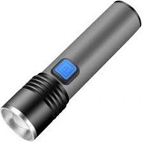 1 linterna recargable por USB, 3 modos de iluminación, resistente al agua IPX4, para uso en interiores y exteriores. (1/5)