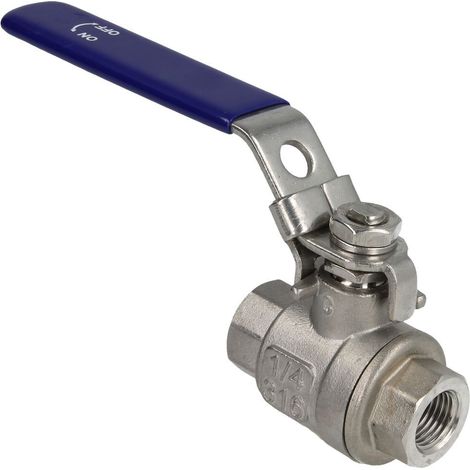 Robinet à bille 1/4 FF/FF inox