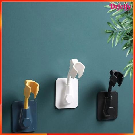 Akozon Bras de douche Rotation à 360 °, Auto-adhésif, Support de Pomme de Douche Mural pour Salle de Bain bricolage flexible (1/5)