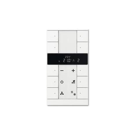 Thermostat Busch Jaeger schwarz langlebiger Kunststoff kompakt (1/5)