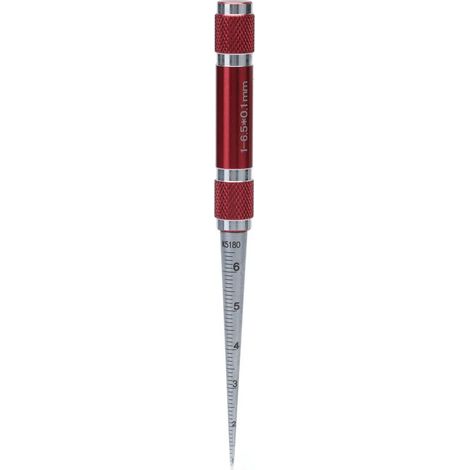 Jauge de Mesure d'Ouverture Conique en Acier Inoxydable pour Diamètre Intérieur 1‑6,5mm (1/5)
