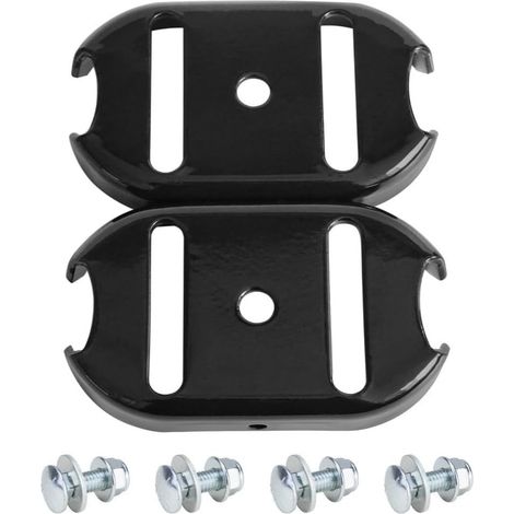Paire de patins de souffleuse à neige pour Murray 1727854BMYP – Glissières métalliques réglables 14 x 8,3 cm – Pièces de rechange pour modèles 102 105 107H (1/5)
