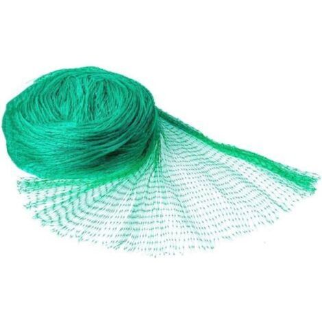 1 rouleau de filet de jardin vert (2 m x 15 m) - Protection anti-oiseaux pour plantes, légumes, fruits, fleurs, réutilisable, grand filet, filet pour vigne (1/5)
