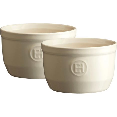 Emile Henry Set di 2 pirofile in ceramica 10 x 6 x 10cm, ceramica, argilla (1/2)