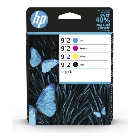 Cartucho de Tinta Original HP nº912 Multipack/ Negro/ Magenta/ Cian/ Amarillo