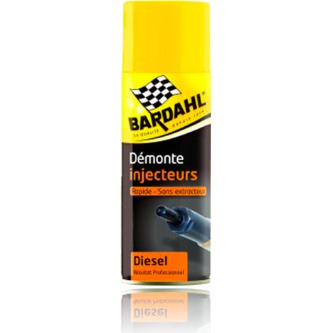 Bardahl – Démonte injecteurs Diesel – Dégrippant curatif pour extraction sans extracteur – Application rapide sur injecteurs grippés