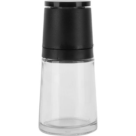 Moulin à poivre manuel noir pour sel, poivre noir, épices et gros sel – Broyeur alimentaire de ménage pour grains de poivre et épices