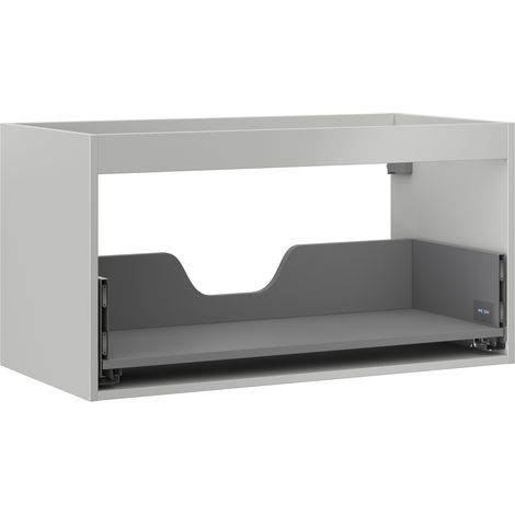 Mexen Box-A corpo del mobile sottolavabo 90 cm, 1 cassetto, grigio opaco - 91AX0-0900-470-1-62 (1/4)