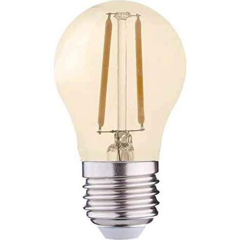GP Lighting Lampadina Led Mini Globus Oro E27 2W 25W Oro
