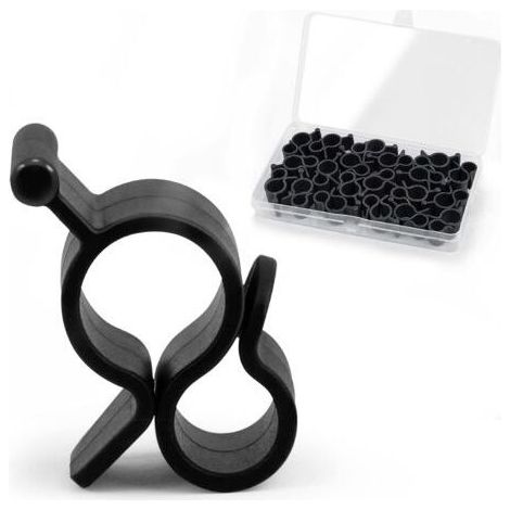 20 PièCes Crochet Auvent, Crochet Auvent Accessoires Auvent RV Facile a Installer, Crochet D'auvent de Camping Car pour Intérieures Extérieures Camping Car Caravane Tente de Noël Fournitu (1/5)