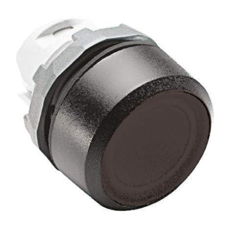 Tête de bouton-poussoir ABB Noir, Momentané, Ø découpe 22mm, ABB Modular ( Prix pour 1 )