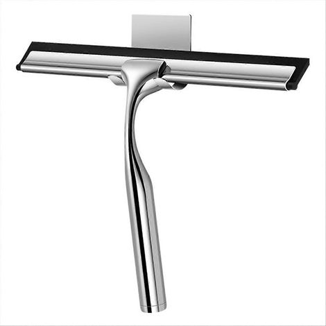 Raclette de douche, raclette à lame en caoutchouc efficace pour fenêtres, portes de douche, pare-brise de voiture, miroirs, surfaces de cuisine (1/5)