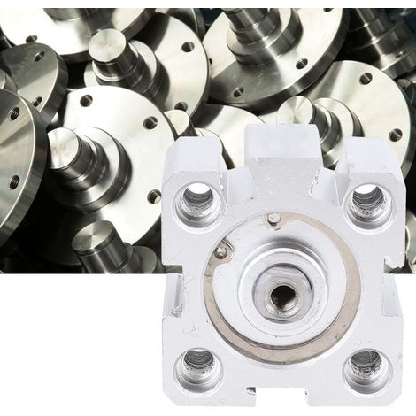 Vérin pneumatique double effet basse pression SDA20x5 en alliage d'aluminium, diamètre intérieur 20 mm, course 5 mm (1/5)