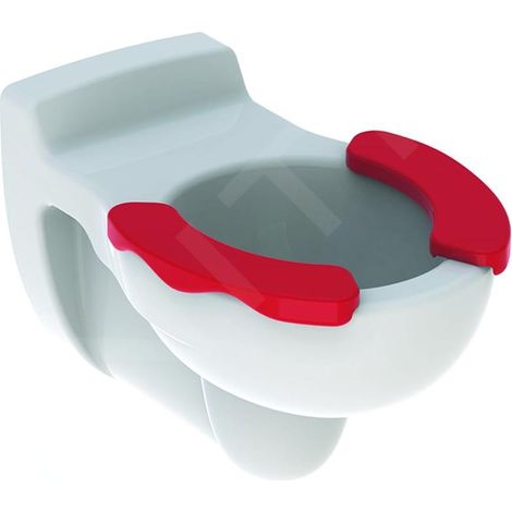 Geberit Bambini - WC enfant suspendu 330x535 mm, blanc/carmin 201710000 (1/2)