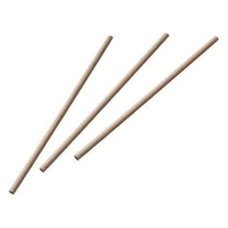 Paille Papier Kraft L 200 mm - Lot de 18 Boîtes de 250 - Matfer