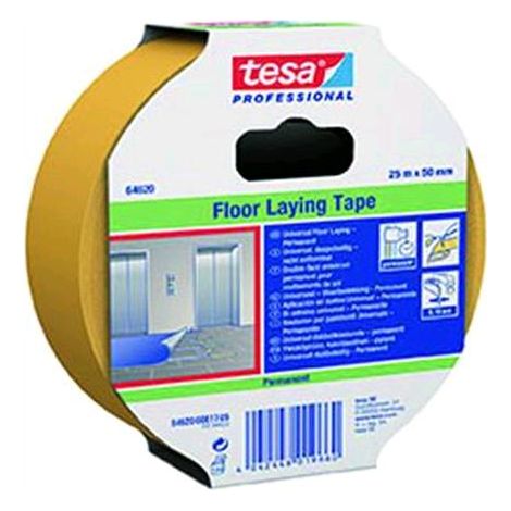 Nastro Biadesivo Tesa 64620 P/Moquettes 25M H.Mm. 50 Conf.24Pz