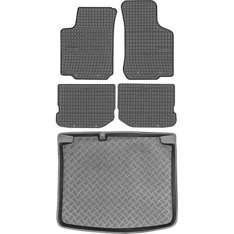 Ensemble de tapis de sol en caoutchouc pour Volkswagen Golf IV Hatchback (1998-2003) + tapis de coffre (1/5)